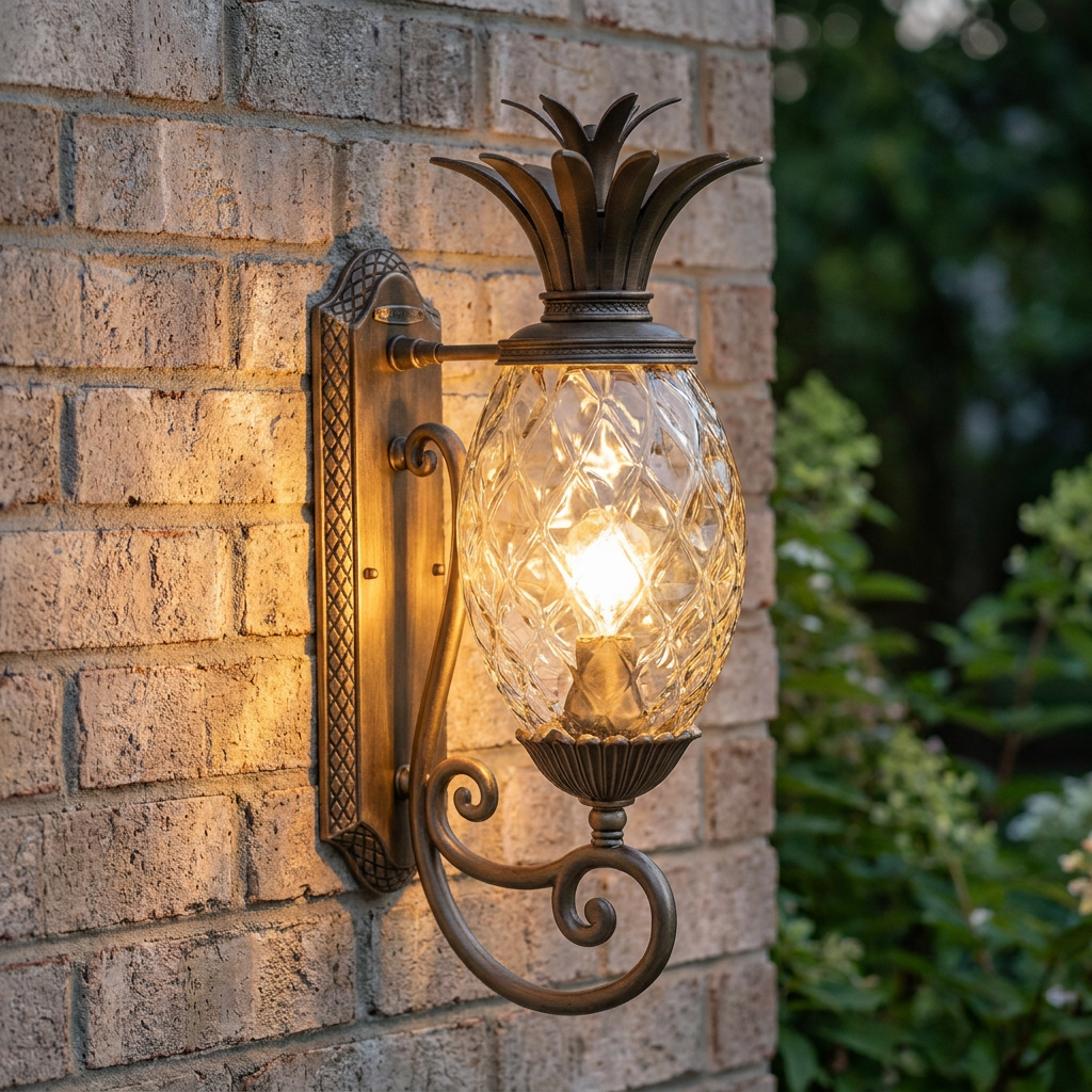 Plantation Bronze Medium Outdoor Wall Lantern