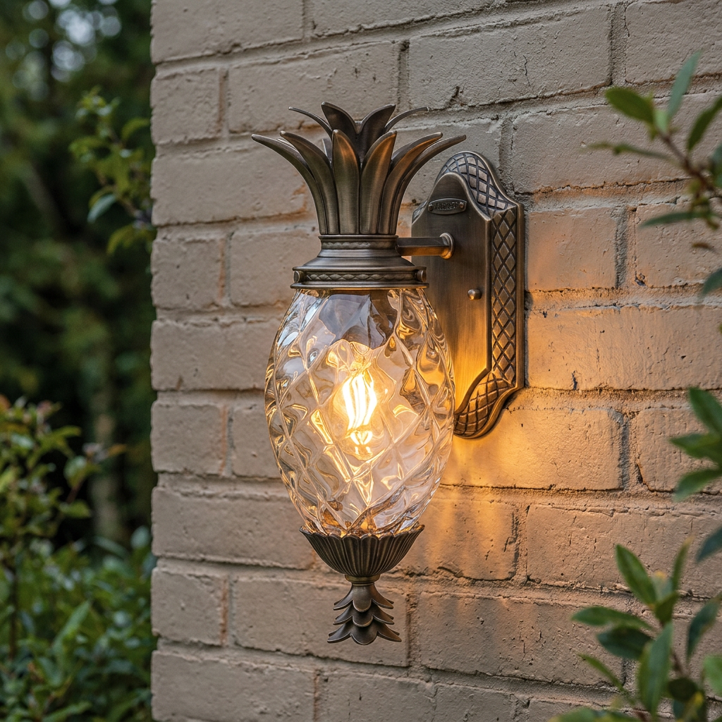 Plantation Bronze Small Outdoor Wall Lantern