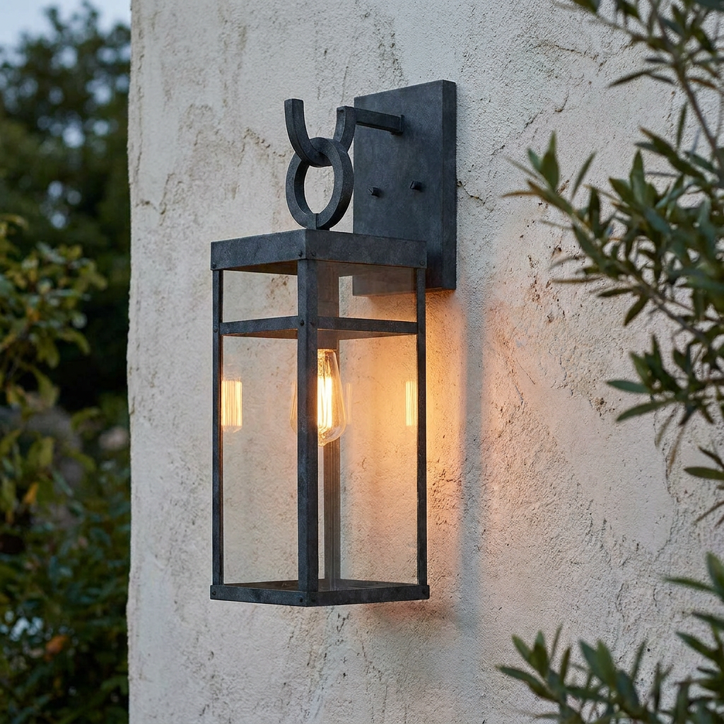 Porter 1 Light Large Zinc Outdoor Wall Lantern