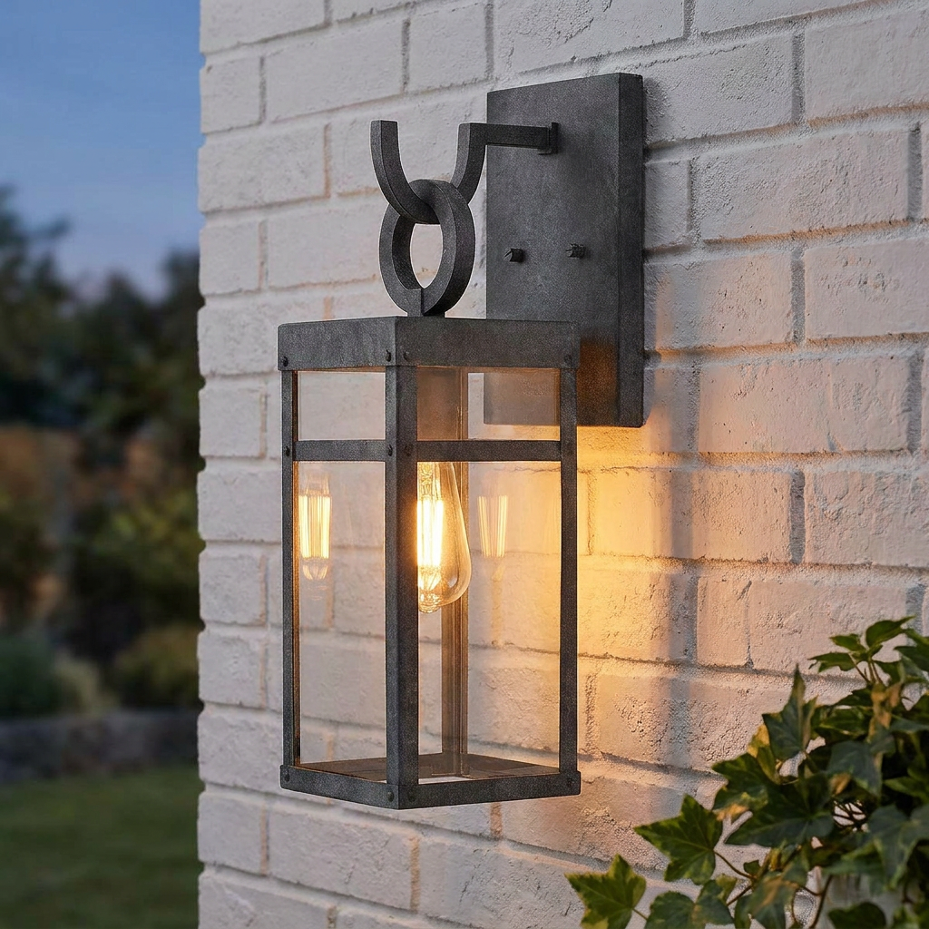 Porter 1 Light Medium Zinc Outdoor Wall Lantern