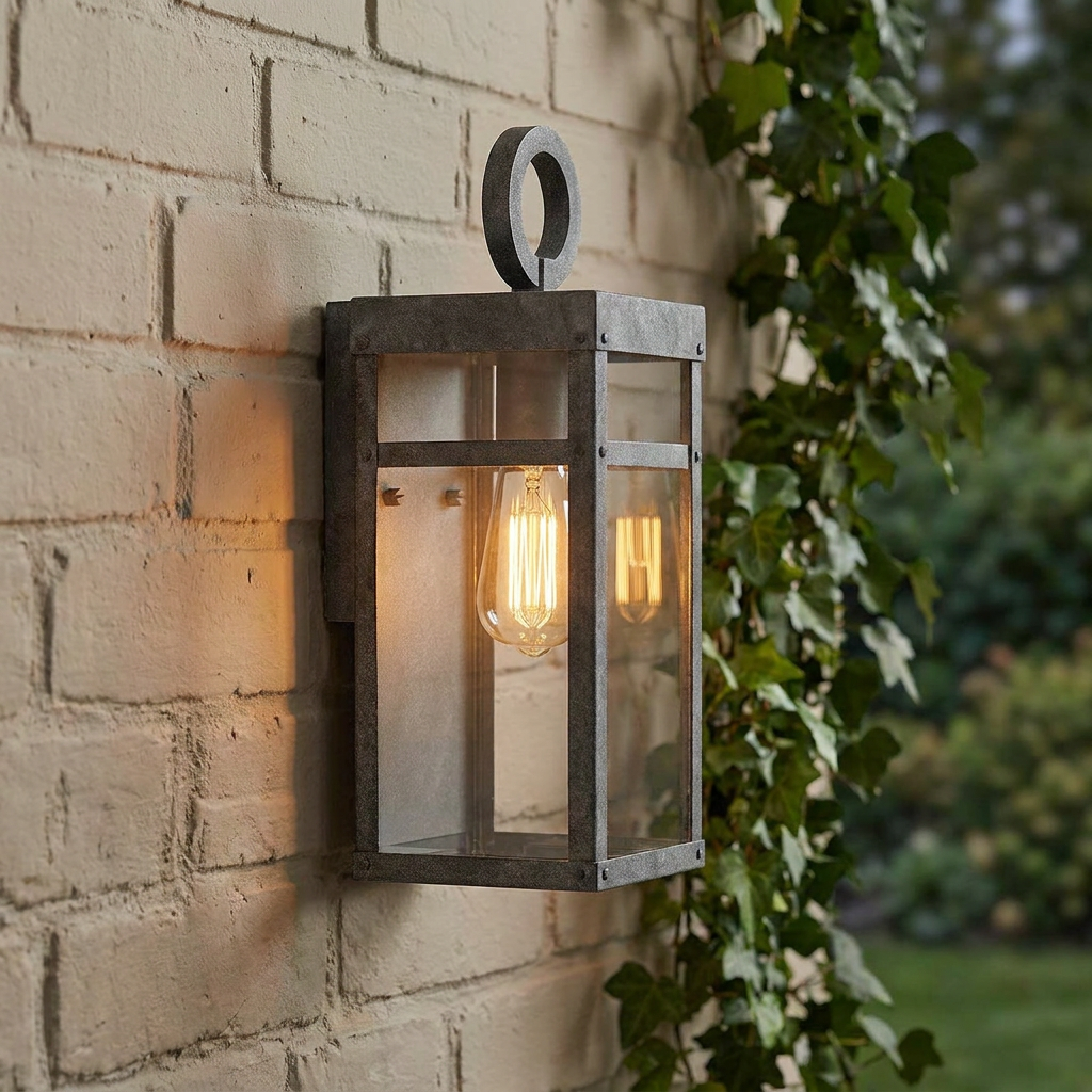 Porter 1 Light Small Zinc Outdoor Wall Lantern