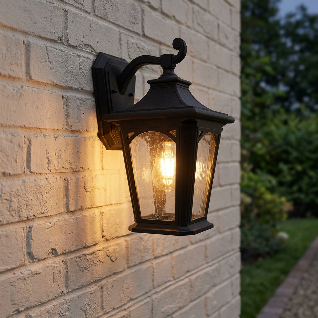 Quoizel Bedford Medium Black Outdoor Wall Light
