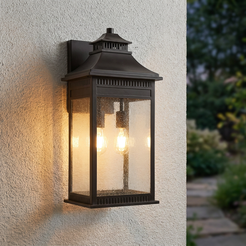 Quoizel Livingston Large Bronze Outdoor Wall Light
