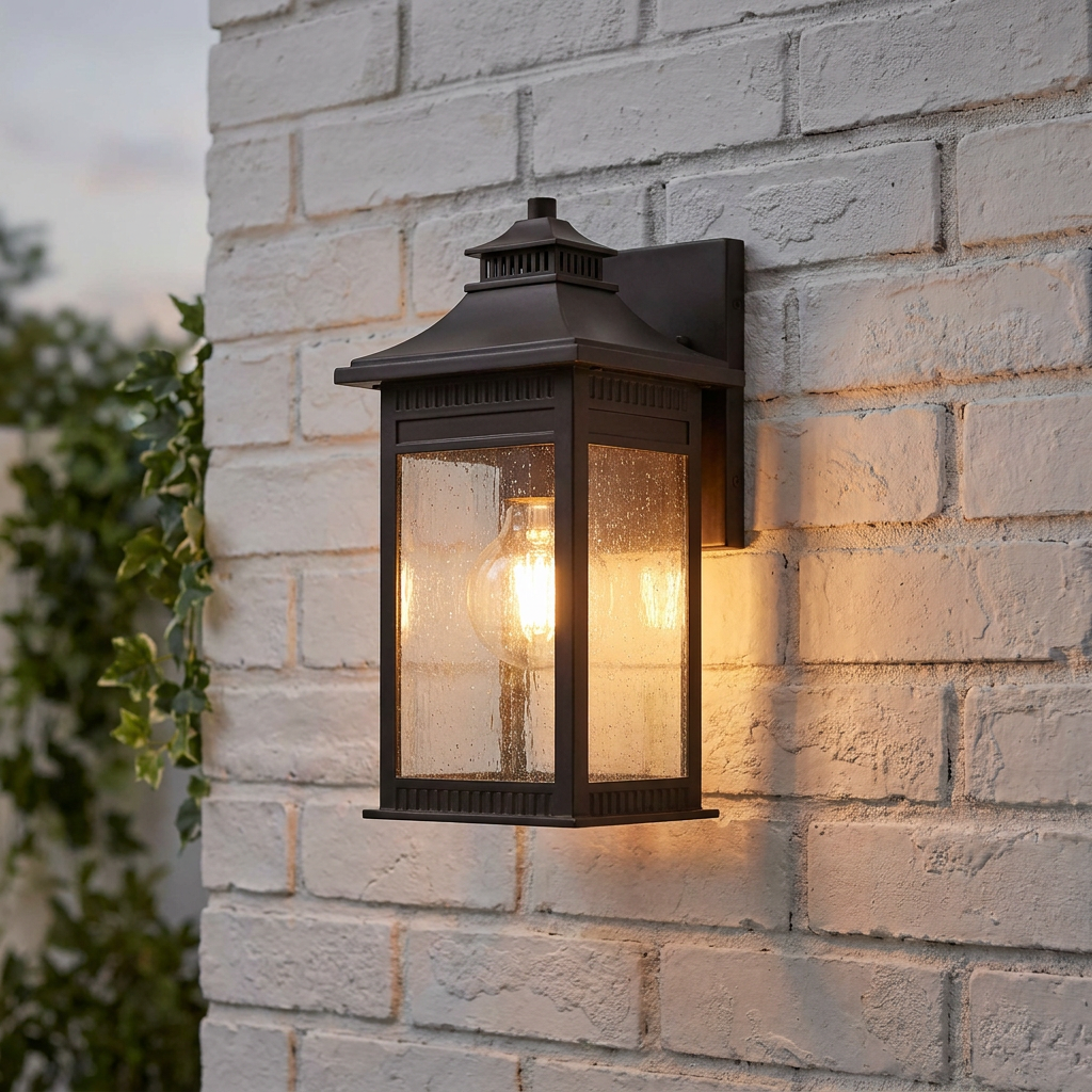 Quoizel Livingston Small Bronze Outdoor Wall Light