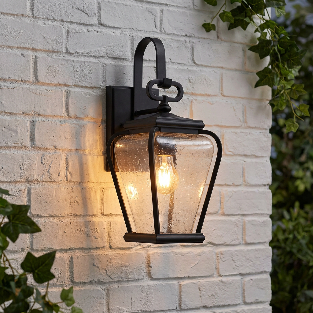 Quoizel Province Outdoor Black Wall Light