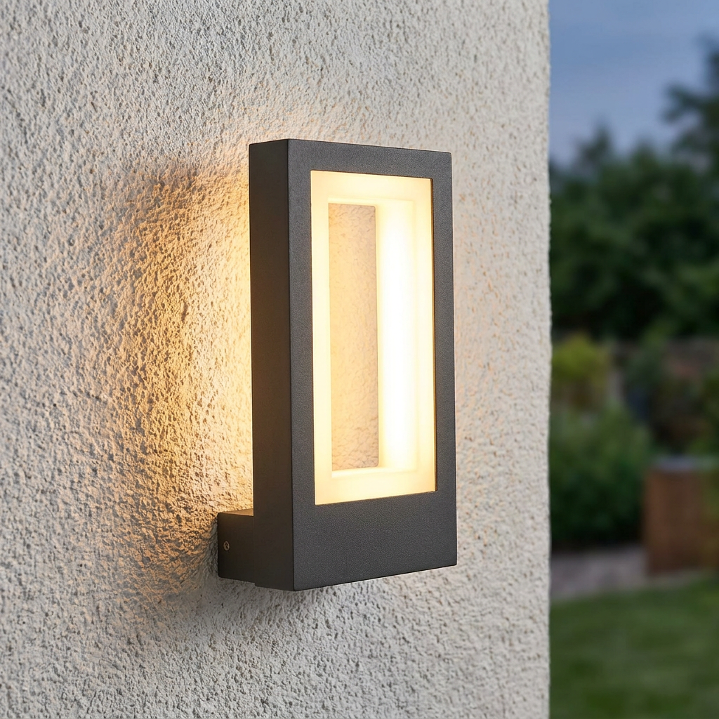 Searchlight Berlin Outdoor LED Grey Wall/Porch Light