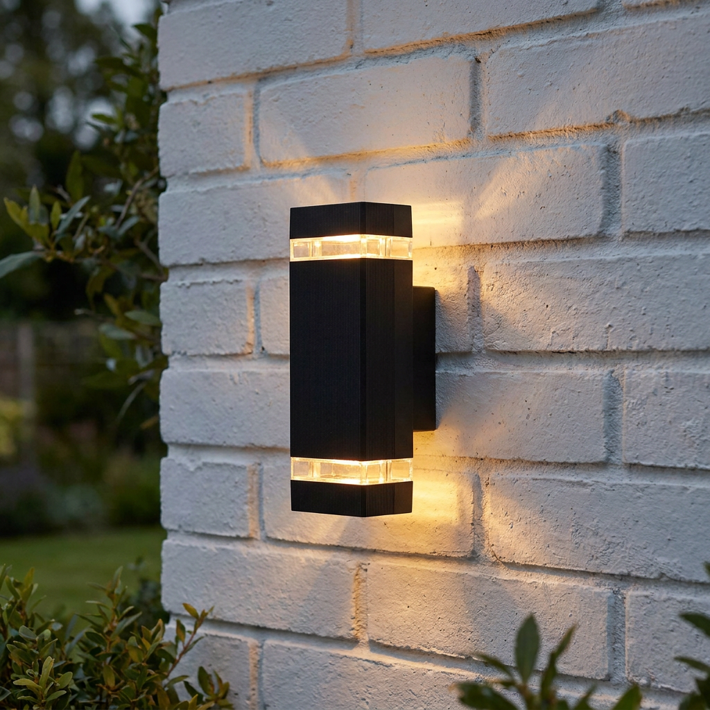 Sheffield Outdoor & Porch Black Up/Down Wall Light