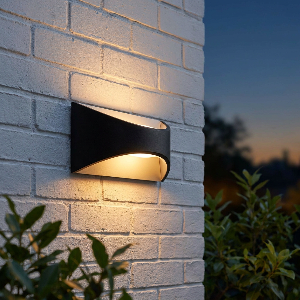 Vulcan Warm White LED Outdoor Wall Light IP65 12W