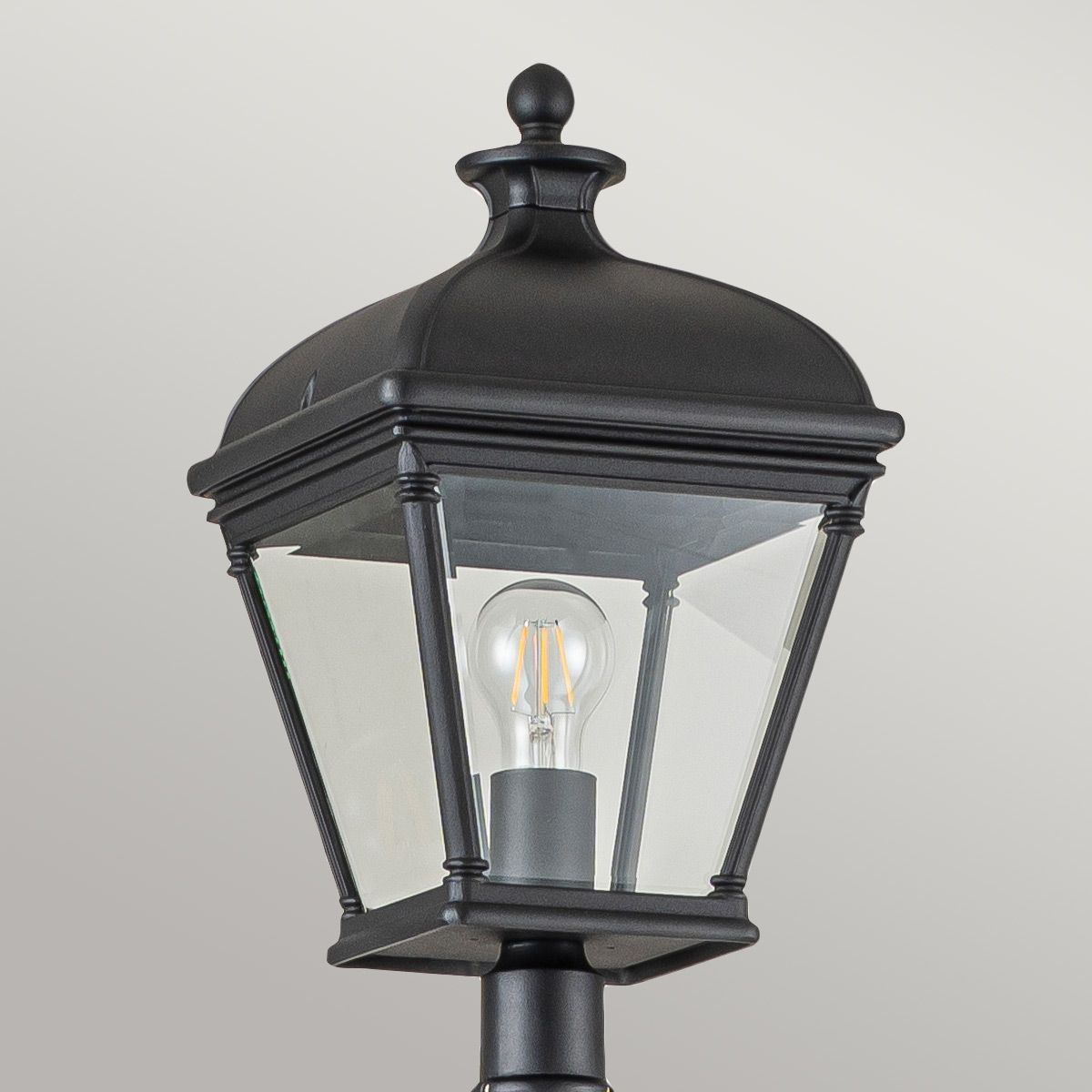 Bayview 1 Light Black Lamp Post