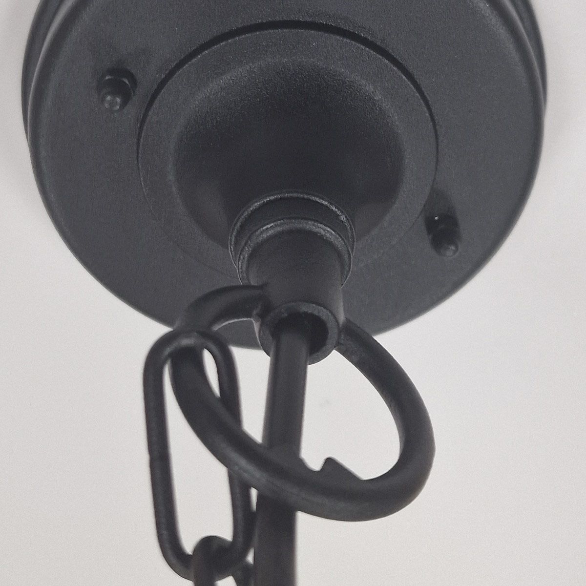 Chapel 1 Light Black Chain Outdoor Lantern