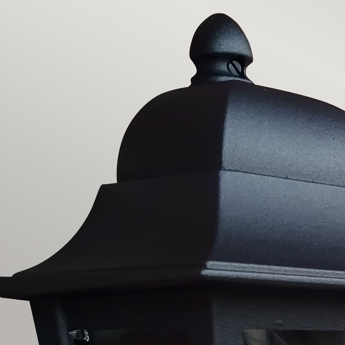 Deco Lane 1 Light Black Outdoor Half Wall Lantern