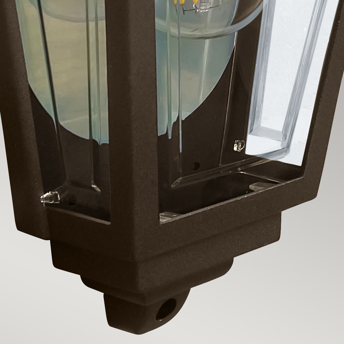 Deco Lane 1 Light Bronze Outdoor Half Wall Lantern