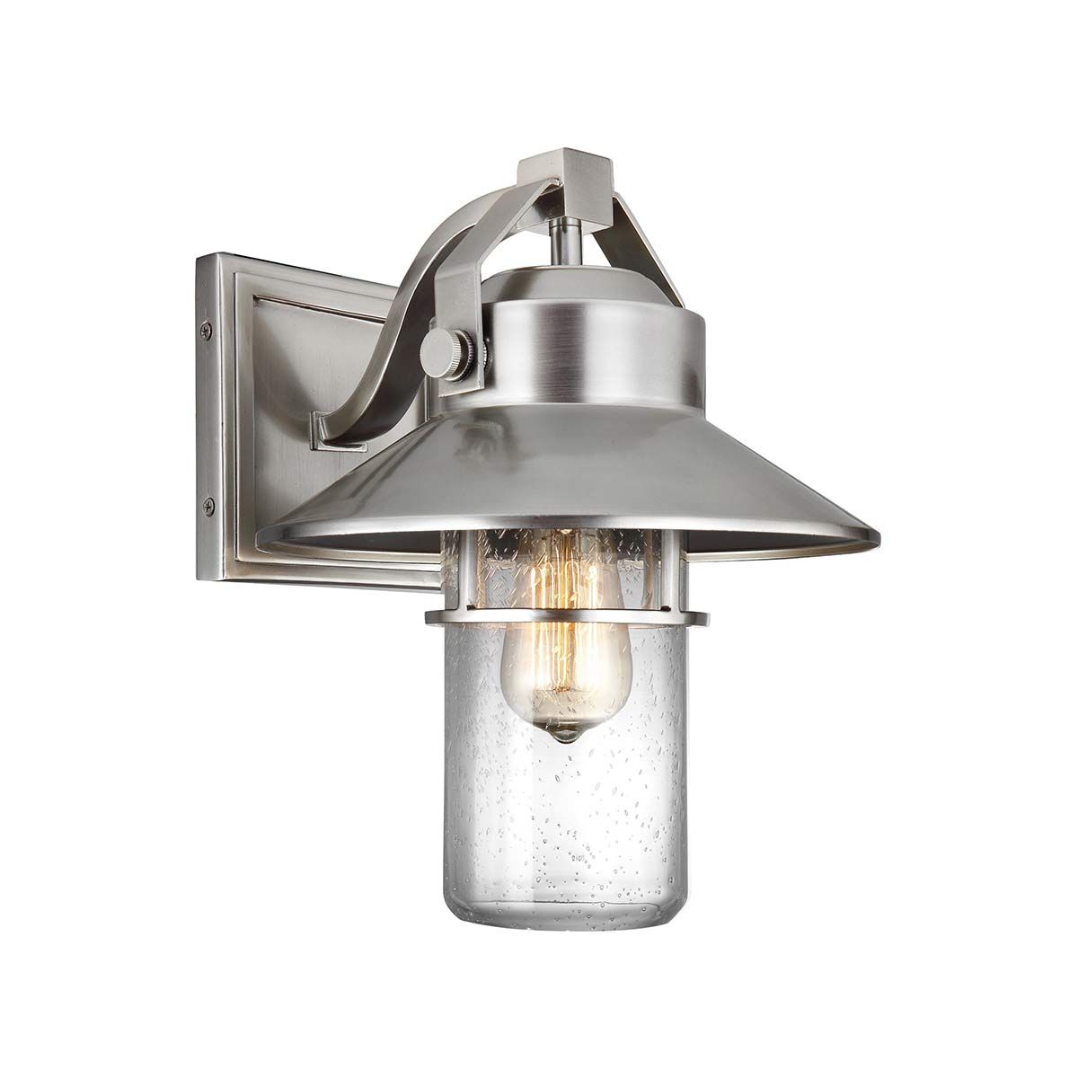 Boynton 1 Light Medium Steel Outdoor Wall Lantern FE-BOYNTON2-M by Feiss