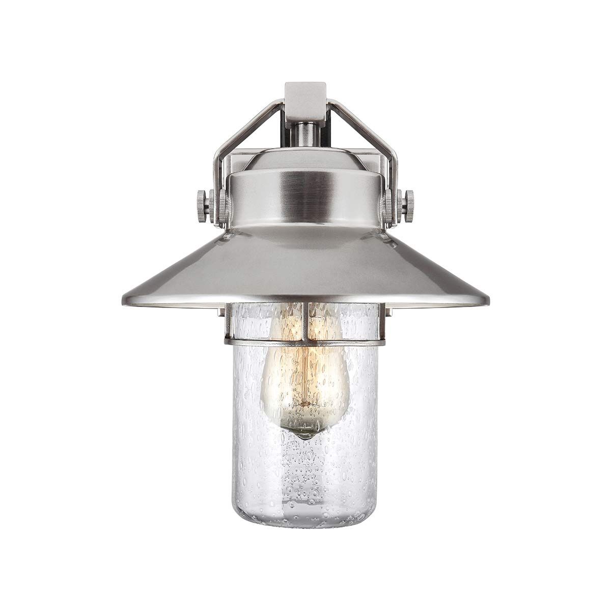 Boynton 1 Light Small Steel Outdoor Wall Lantern