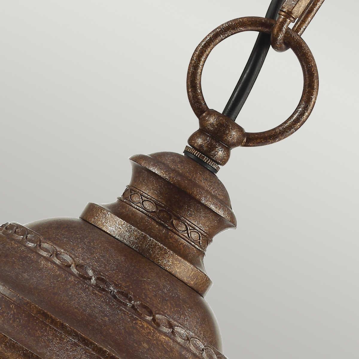 elstead english bridle british bronze finish large outdoor pendant lantern Living Room Close Up