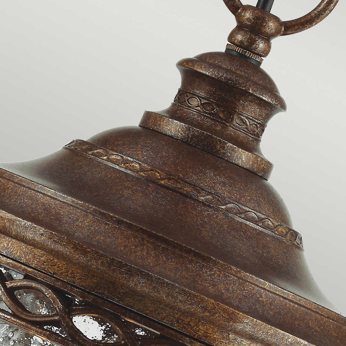 elstead english bridle british bronze finish medium outdoor pendant lantern Living Room Close Up