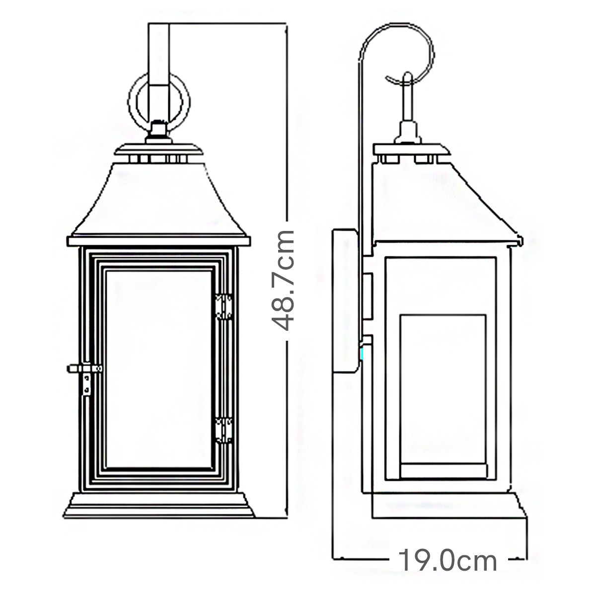 Feiss Shepherd Medium Outdoor Wall Light
