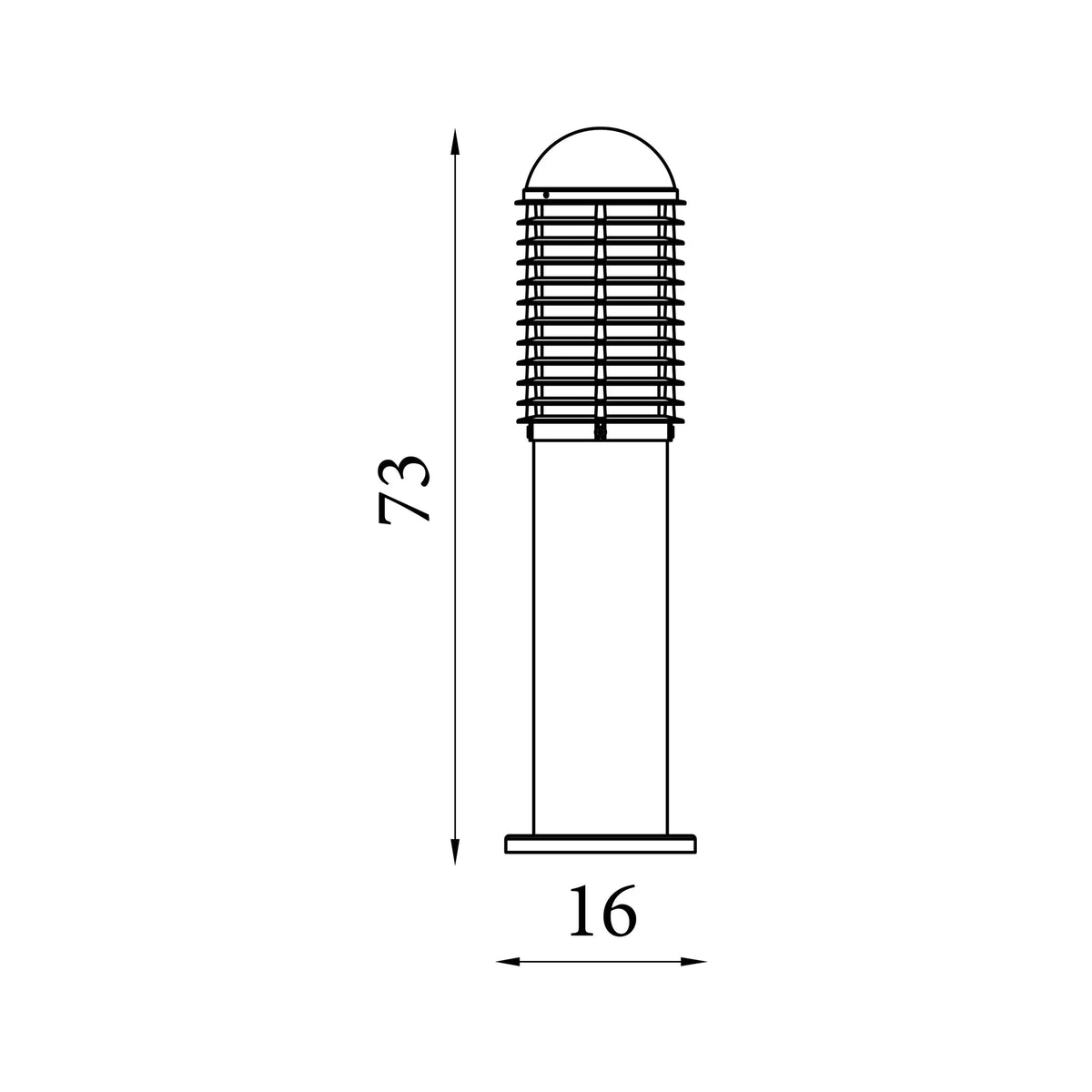   black outdoor bollard light 1082 730 by searchlight lighting, LED Lamp Bulb Guide
