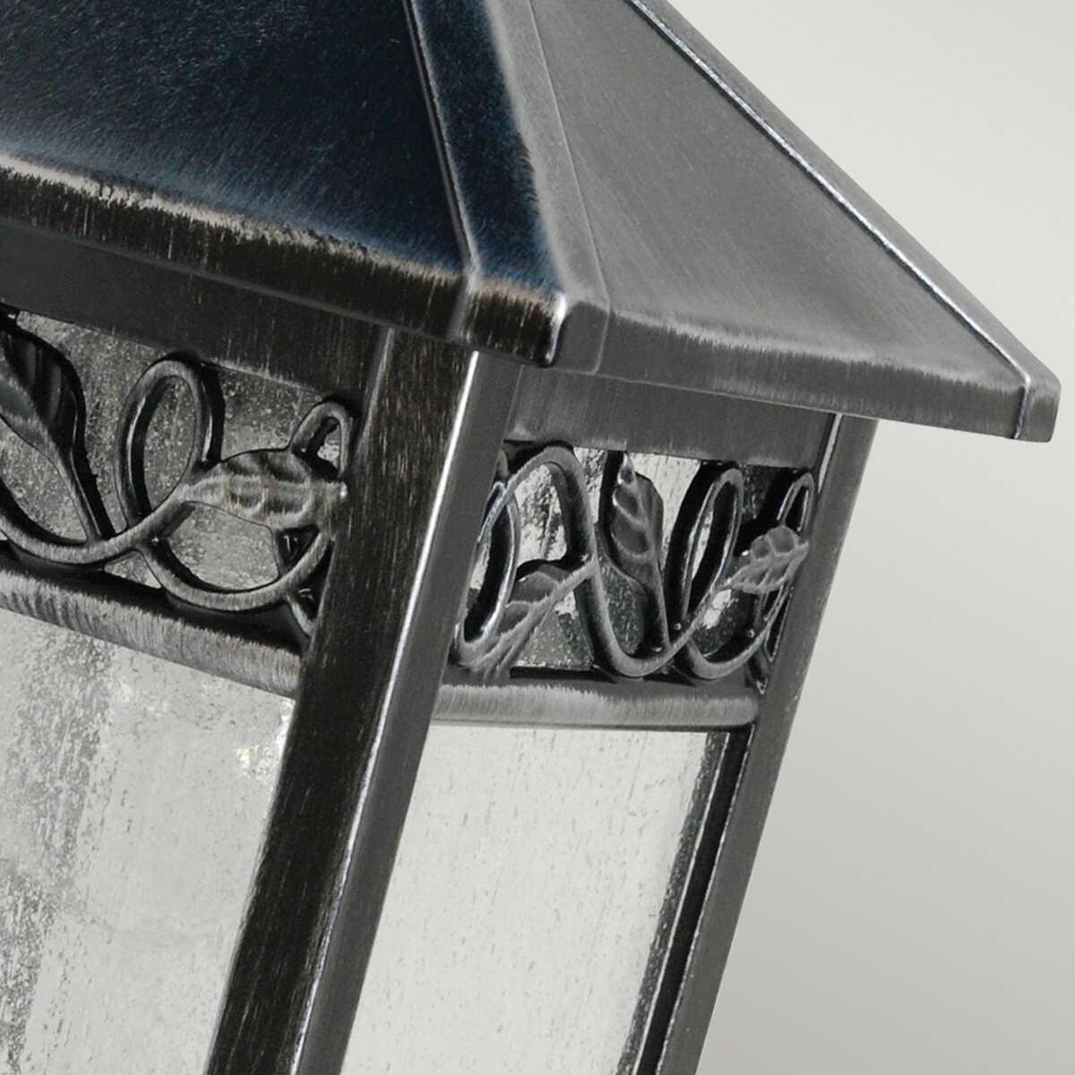 Elstead Winchcombe Black/Silver Outdoor Wall Light-clearance