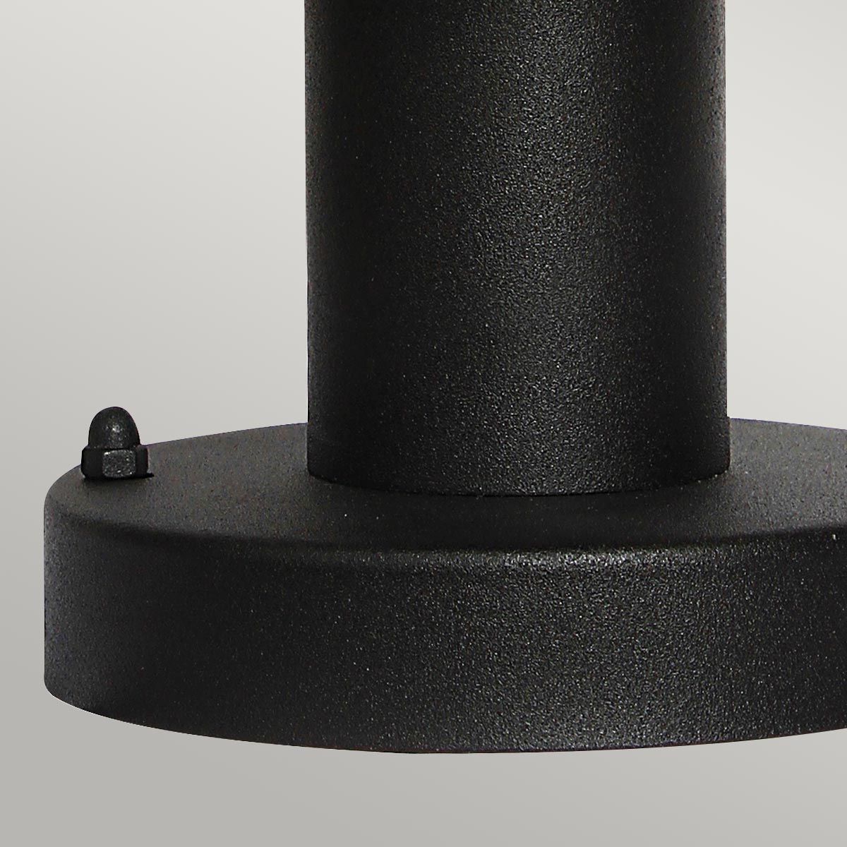 Helsingor Black PIR Pedestal Lantern