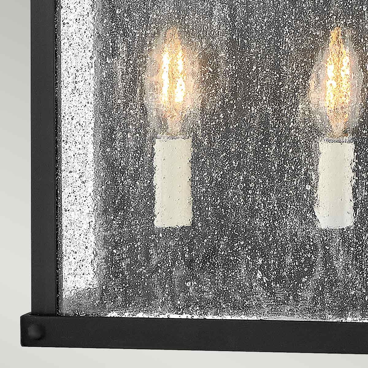 Beacon Hill Black Outdoor Half Wall Lantern