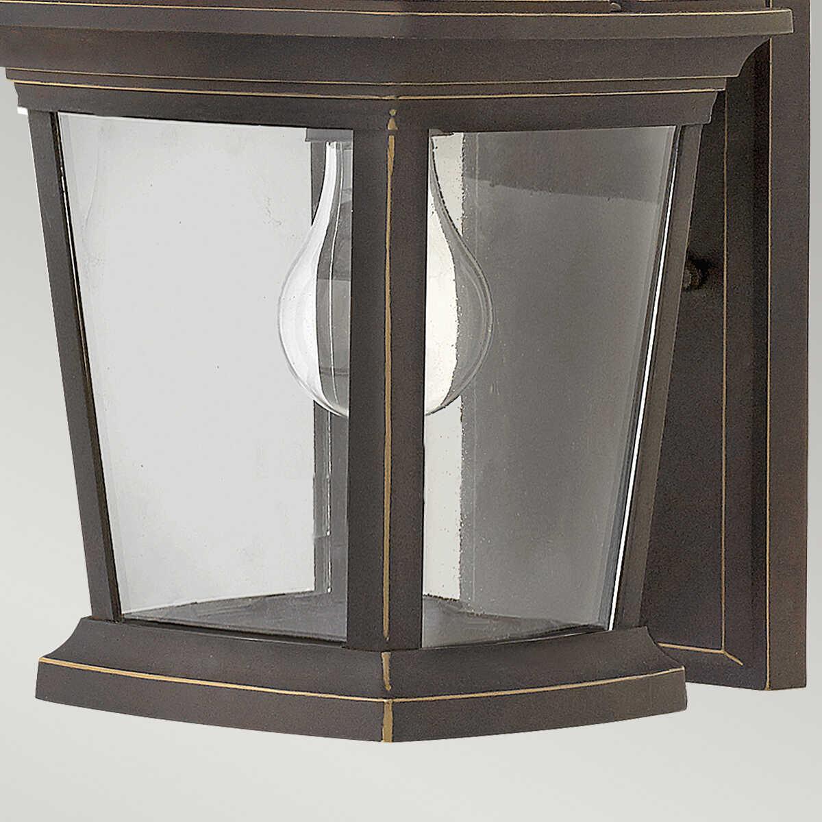 Hinkley Bromley Small Bronze Outdoor Wall Light-OB-35-25-09
