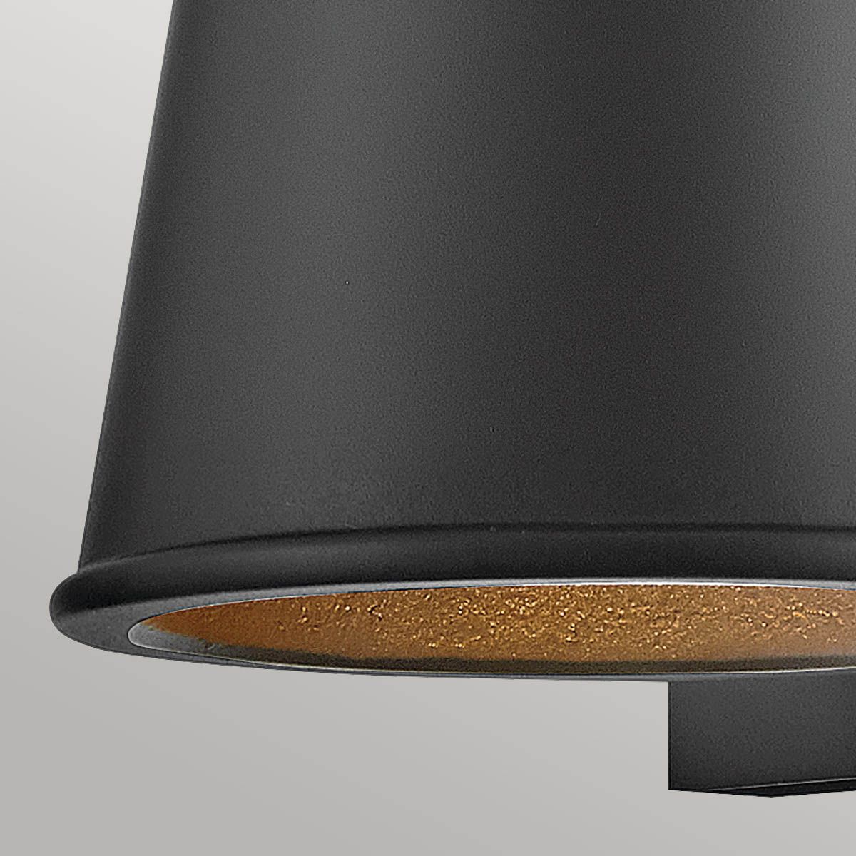 Hinkley Coastal Small Black Outdoor Wall Lantern