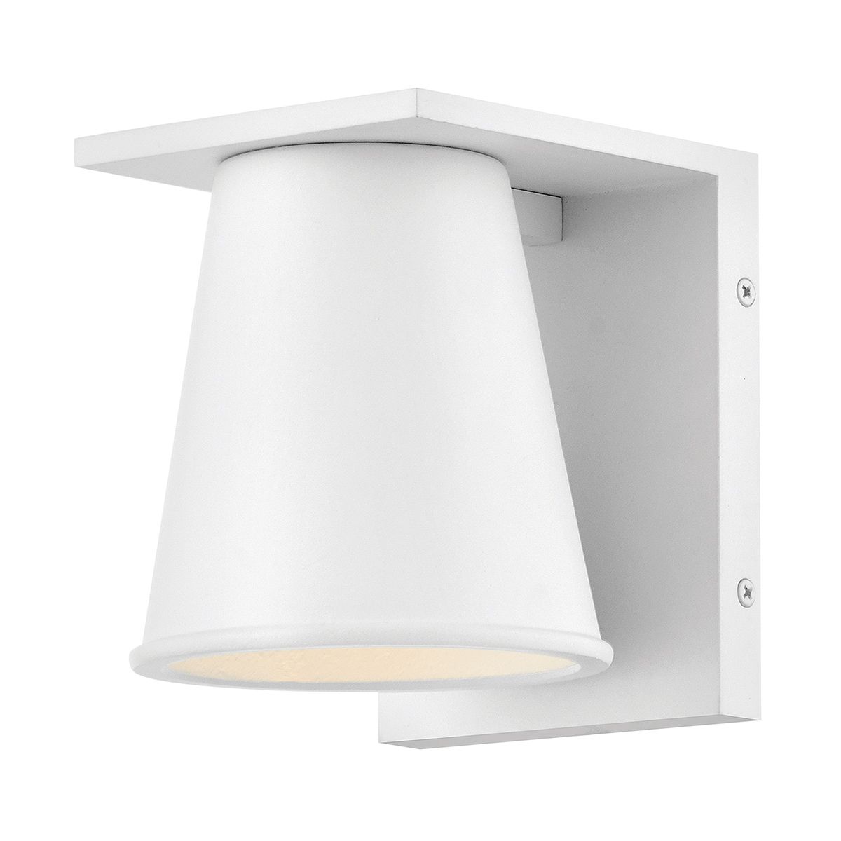 Hinkley Coastal Small White Outdoor Wall Lantern HK-HANS-S-WHT by Hinkley