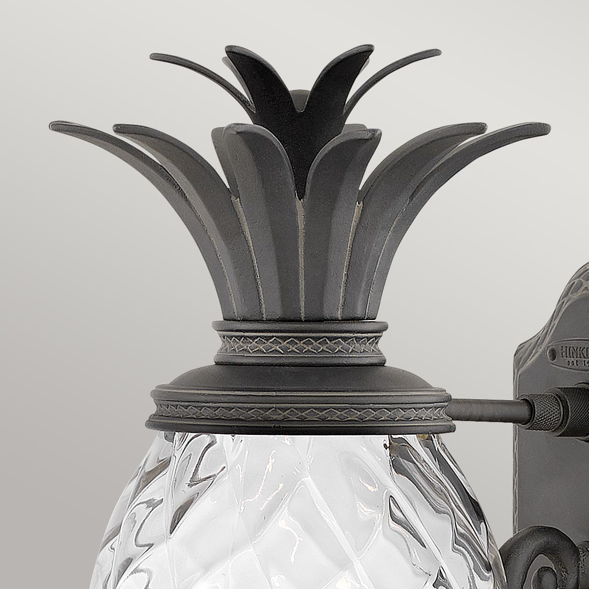 Plantation Black Medium Outdoor Wall Lantern