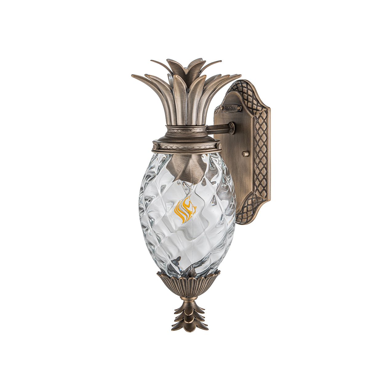 Plantation Bronze Small Outdoor Wall Lantern
