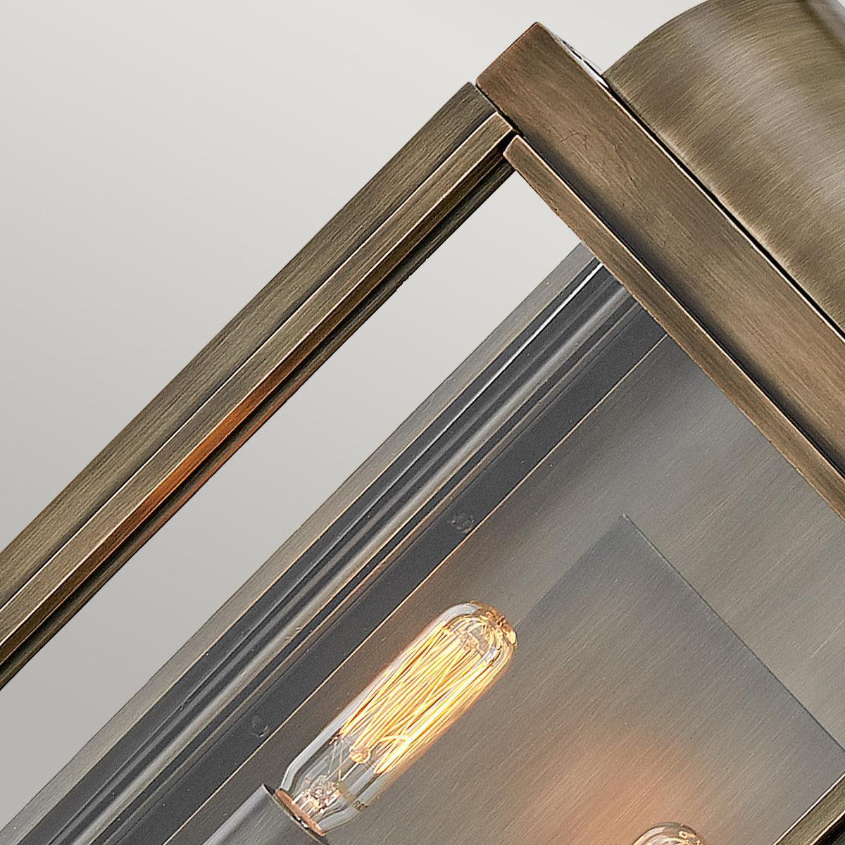 Hinkley Sag Harbor 2 Light Medium Bronze Outdoor Wall Light-warehouse-clearance-020426