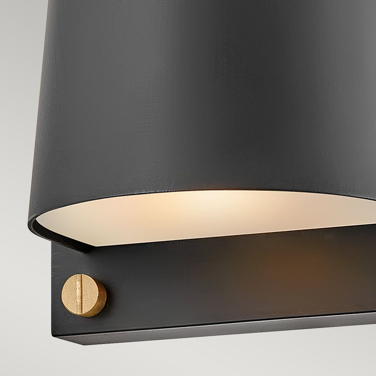 Scout Black Small Outdoor Wall Light