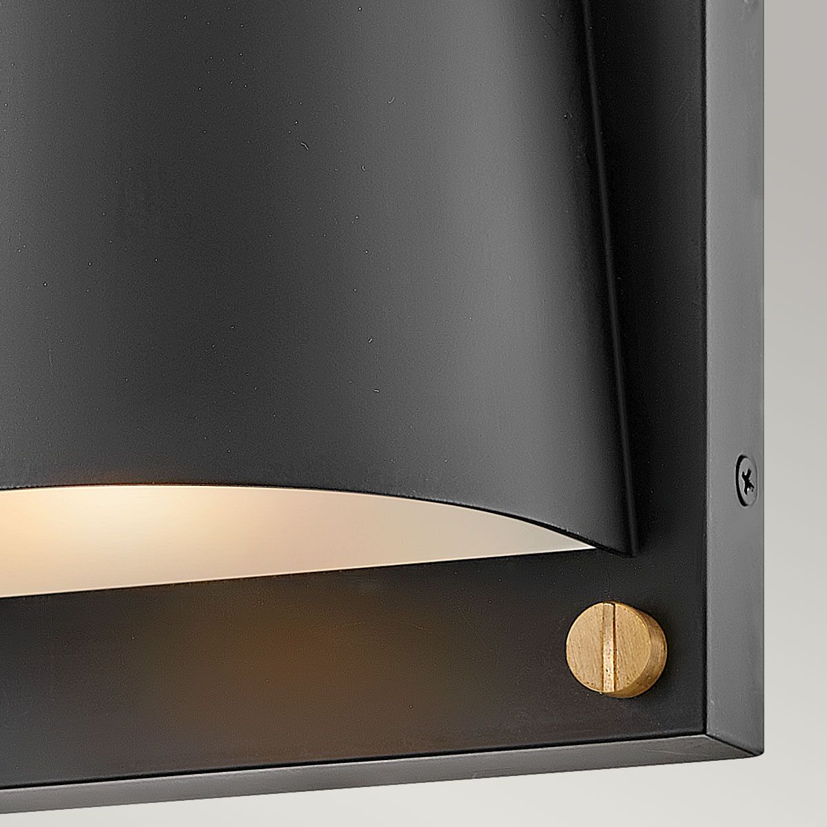 Scout Black Small Outdoor Wall Light