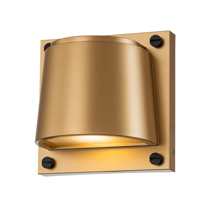 Scout Brass Small Outdoor Wall Light-OB-35-25-09