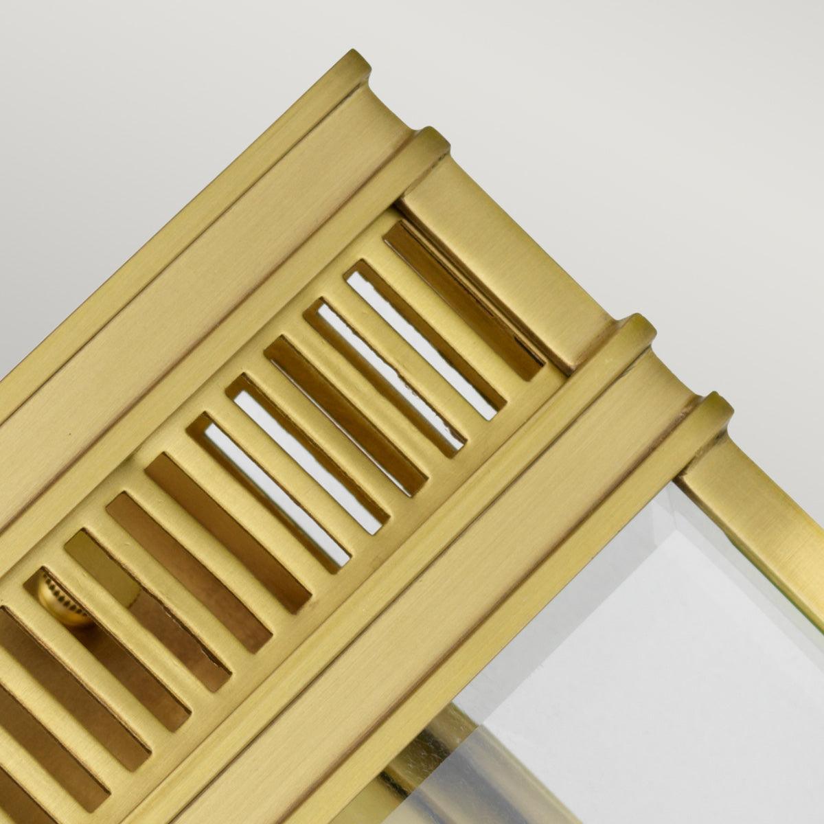 Elstead Holborn 1 Light Small Brass Outdoor Half Light-warehouse-25-09-26