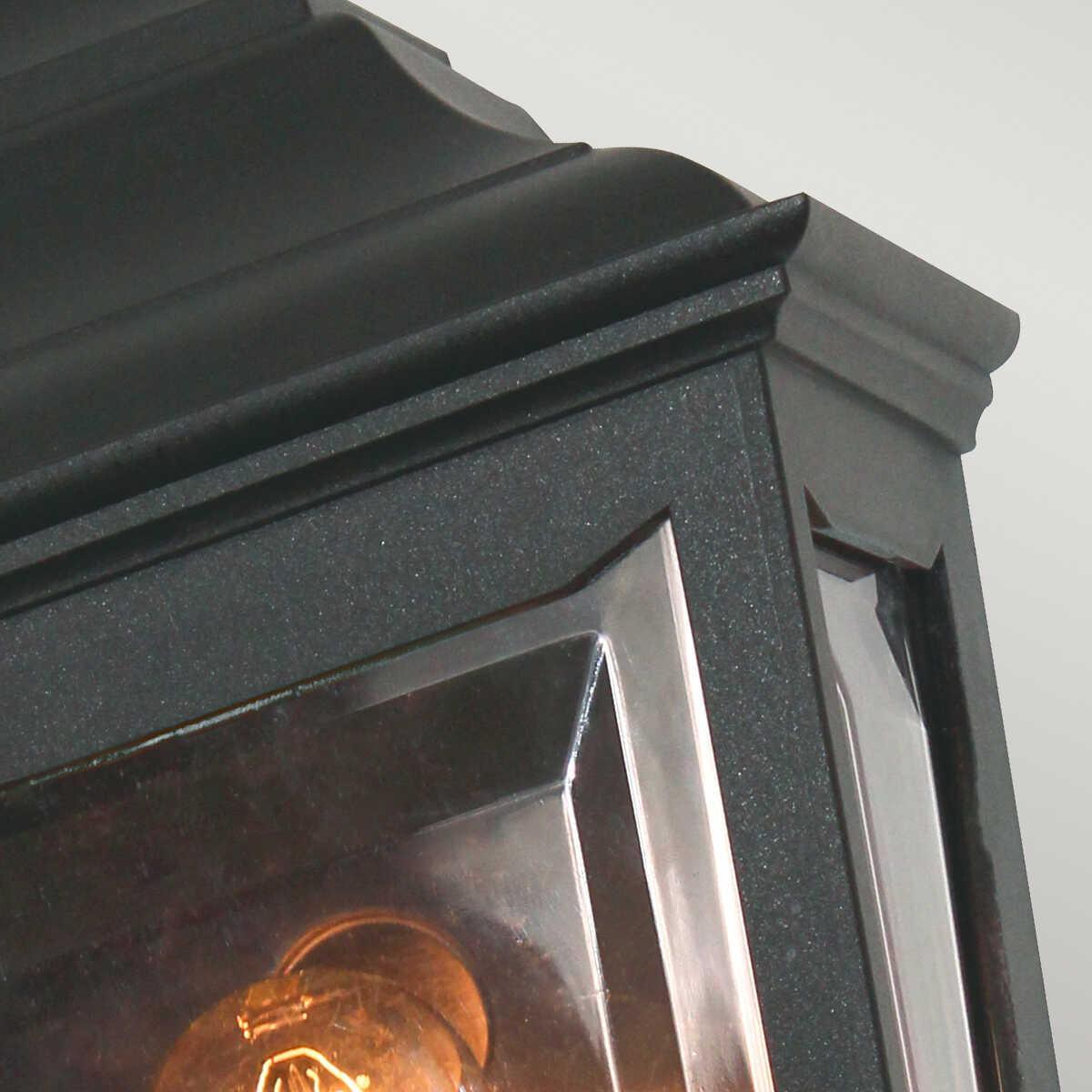 Elstead Kerry Black Outdoor Porch Ceiling  Wall Light-OB-35-25-09