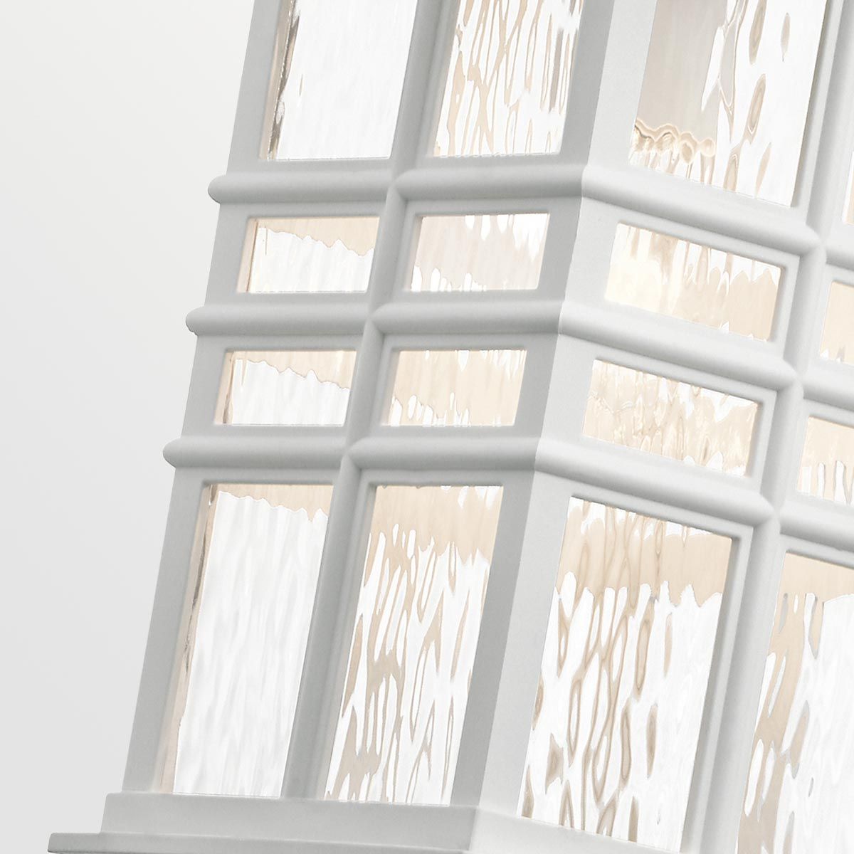 Beacon Square White Outdoor Chain Lantern