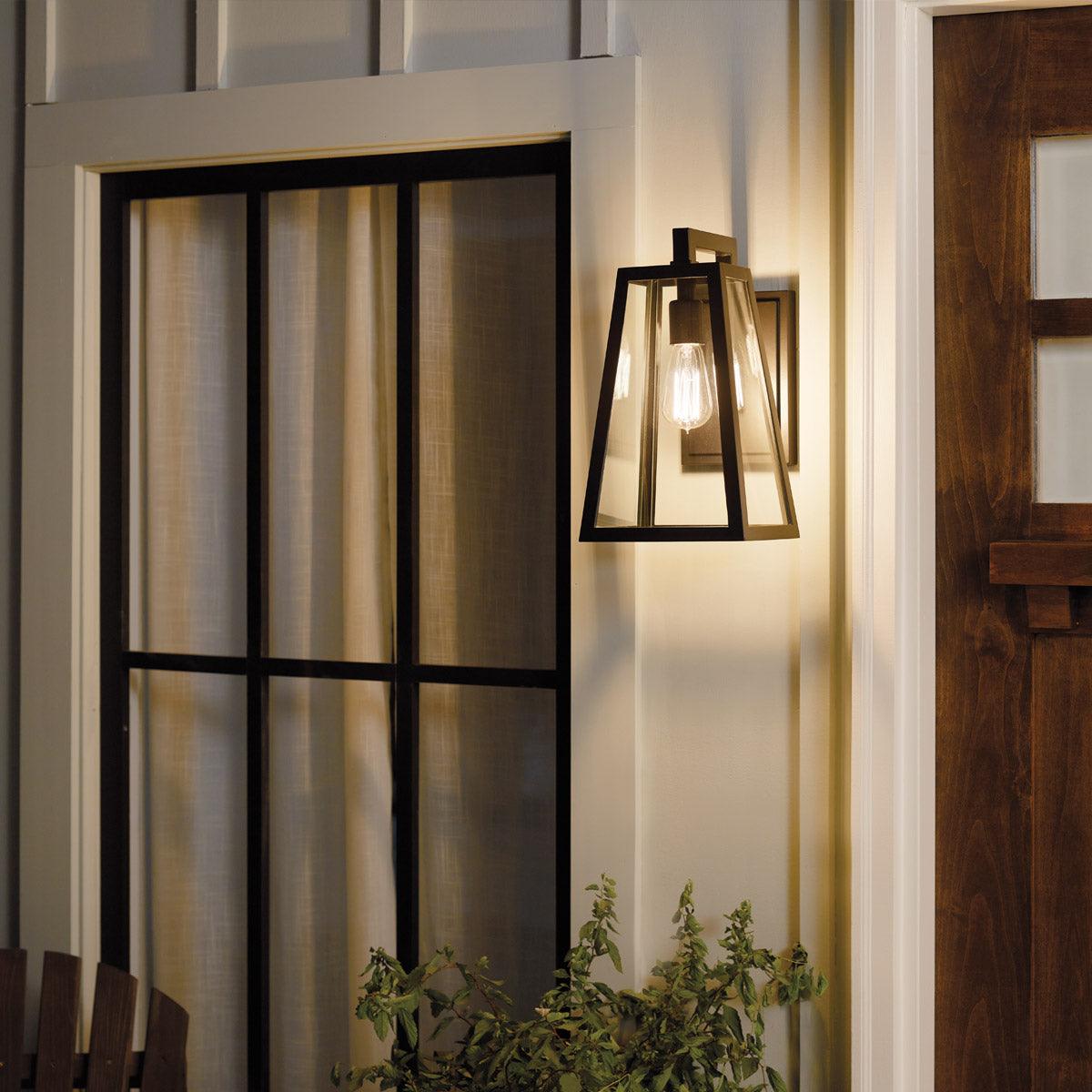 Kichler Delison 1 Light Bronze Medium Outdoor Wall Light