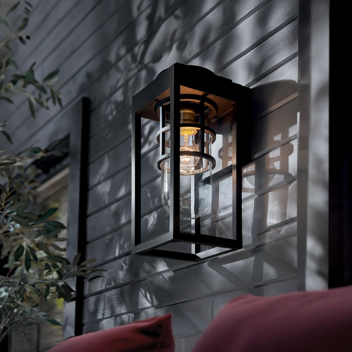 Kichler Hone Coastal 1 Light Small Wall Lantern-OB-35-25-09