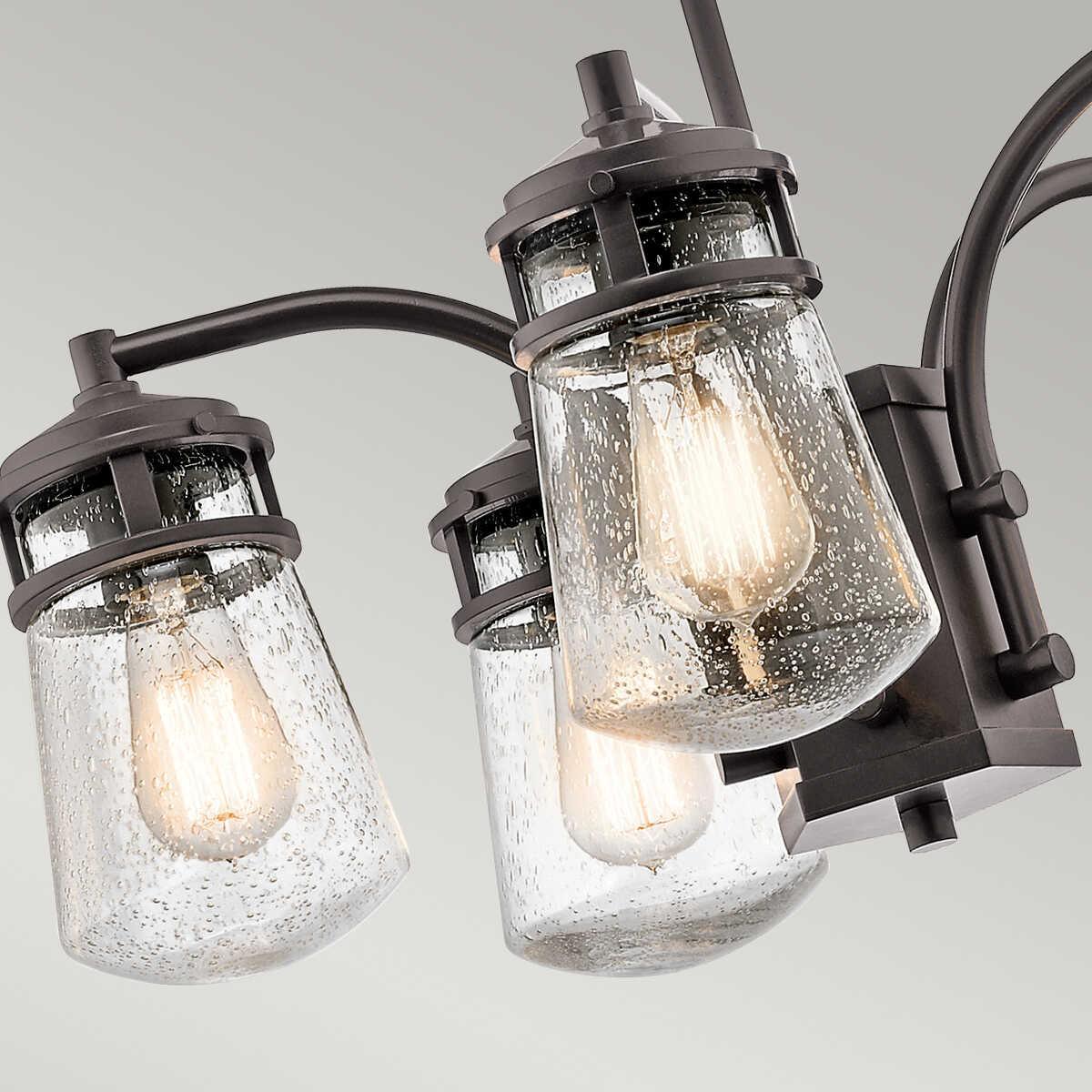 kichler lyndon outdoor 5 light pendant Detailed Close Up