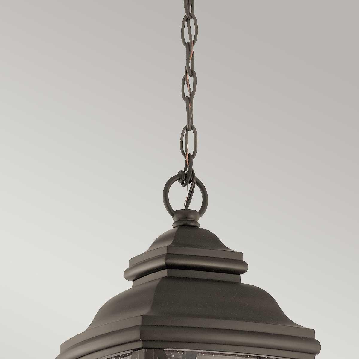 Kichler Tangier Medium 7.5" Bronze Outdoor Pendant Light — product detail