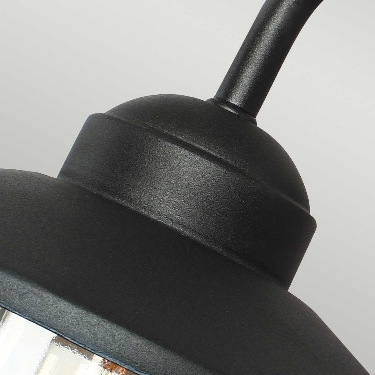 Elstead Klampenborg Black Outdoor Wall Light-OB-35-25-09