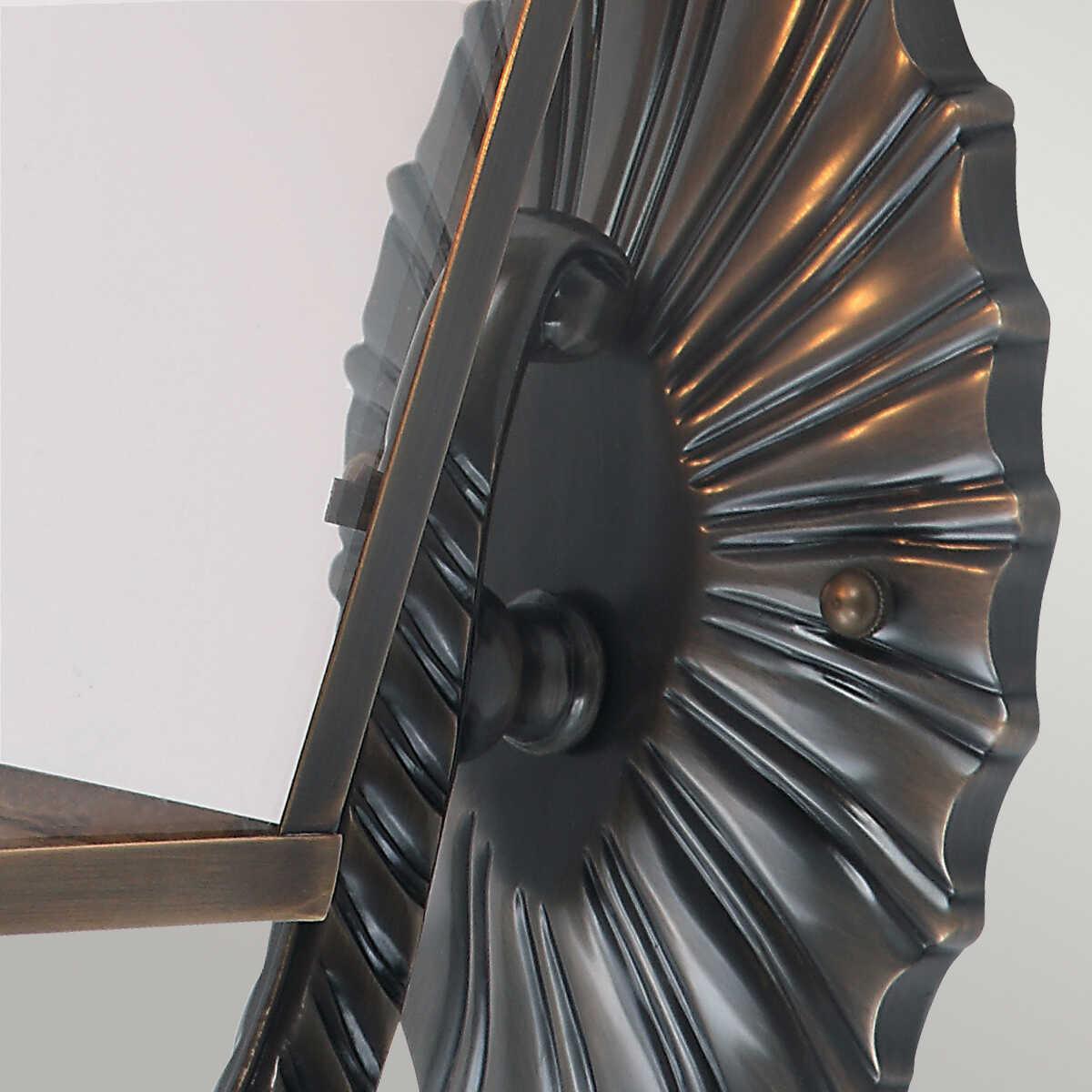 Mansion House 3 Light Brass Outdoor Wall Lantern Elstead Lighting  exterior light close up