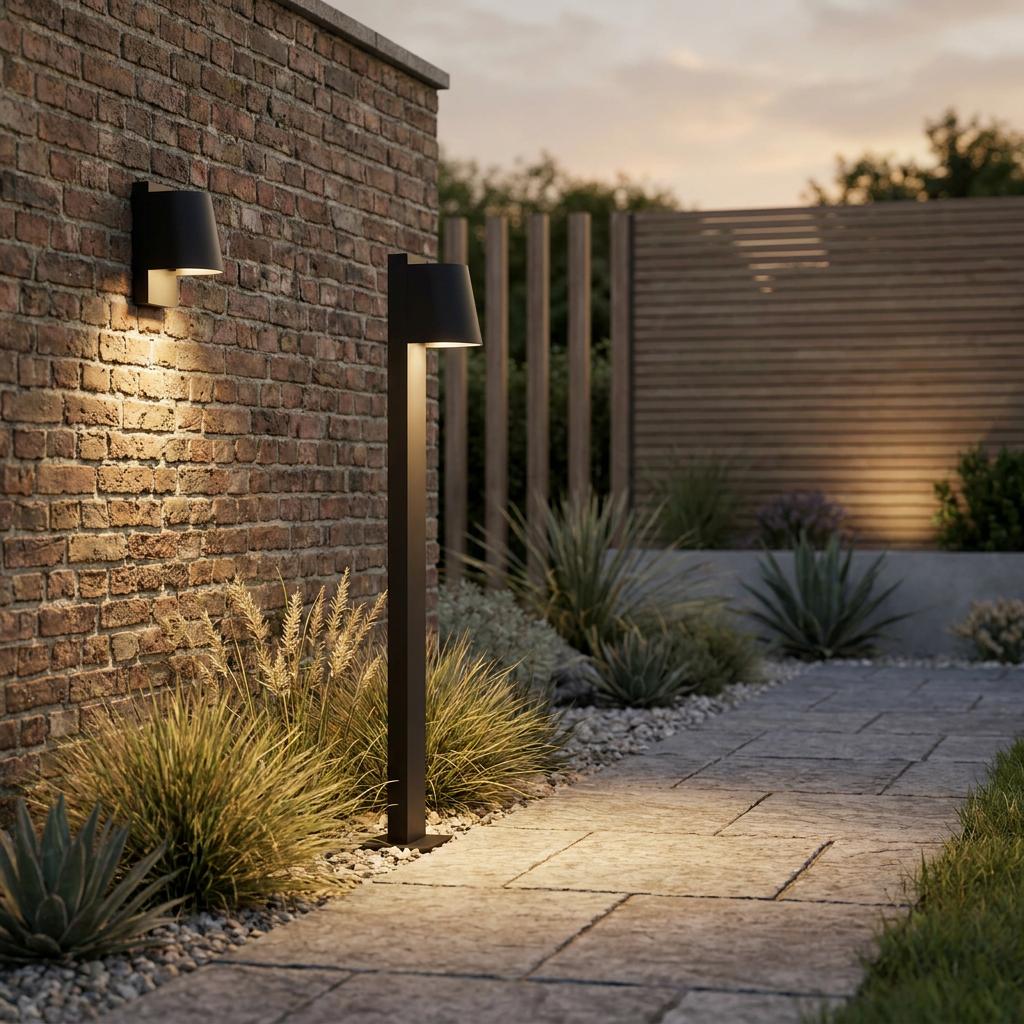 Eglo Stagnone Black IP54 Downward Light Bollard