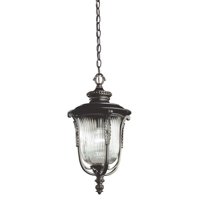 Kichler Luverne Rubbed Bronze Outdoor Pendant Light-warehouse-clearance-020426