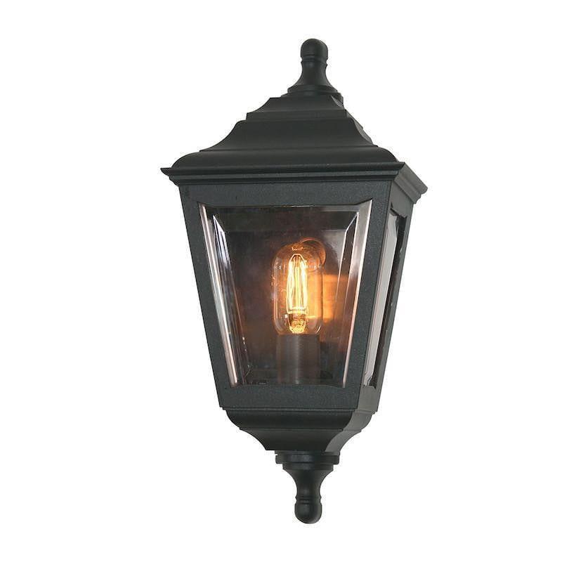 Elstead Kerry Black Outdoor Porch Ceiling  Wall Light-OB-35-25-09