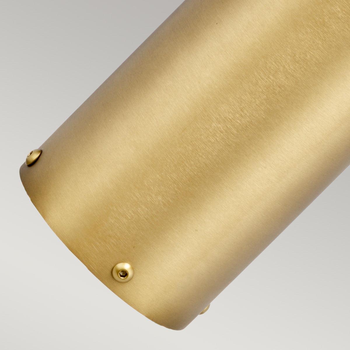 elstead paignton 1 light medium brass outdoor bollard Living Room Close Up