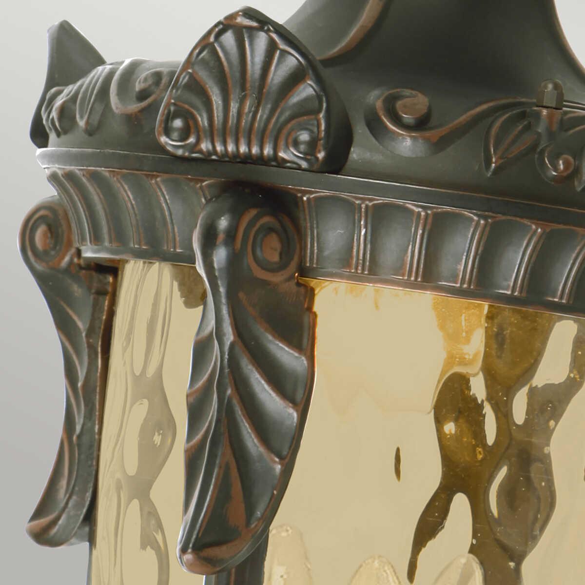 Philadelphia Bronze Large Outdoor Downlighter Wall Light-clearance