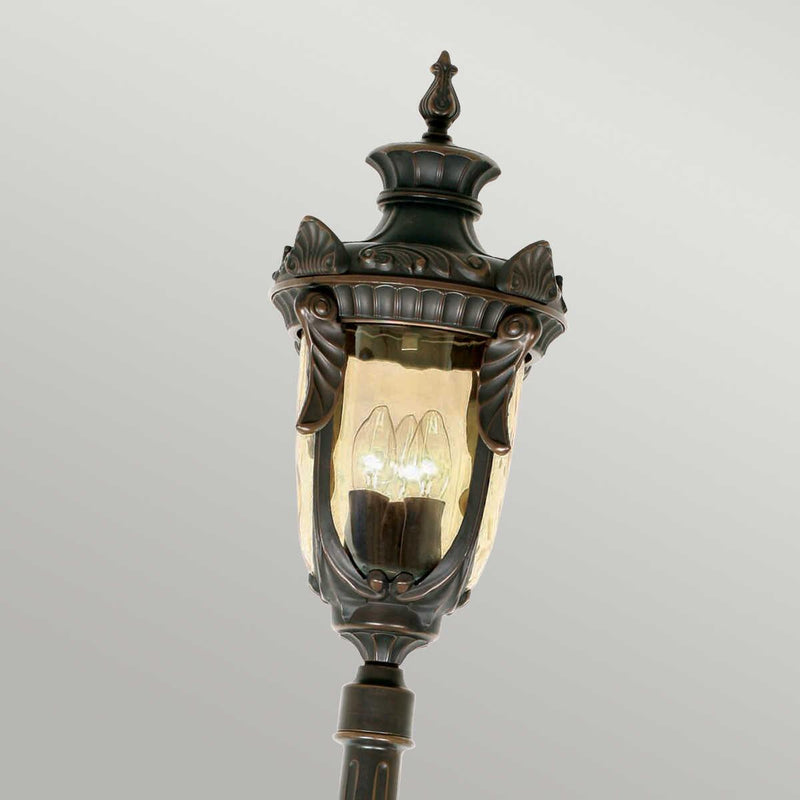 Philadelphia Old Bronze Large Outdoor Lamp Post Lantern Damaged Box