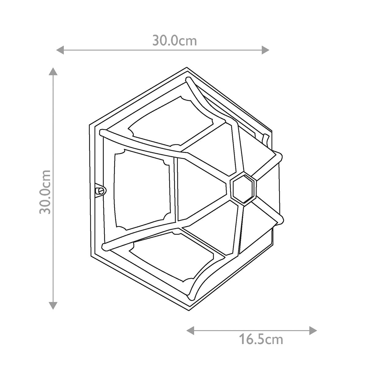 Elstead Parish Black Outdoor Porch Ceiling  Lantern — alternate view